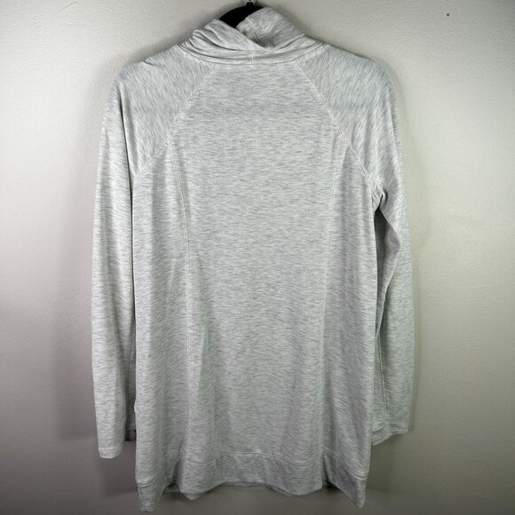 Womens mock neck cream athletic pullover tunic size medium - Picture 4 of 5